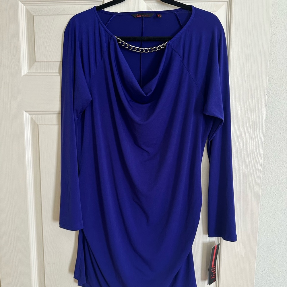 Sofia by Sofia Vergara Purple Blouse